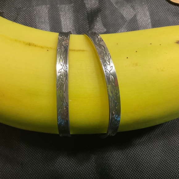 Silpada silver hoops - Picture 2 of 4